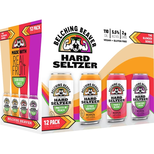 Saga garage Turkey Belching Beaver Seltzer The Blender Series Variety Pack (12PKC 12 OZ) |  Malt Beverages | BevMo