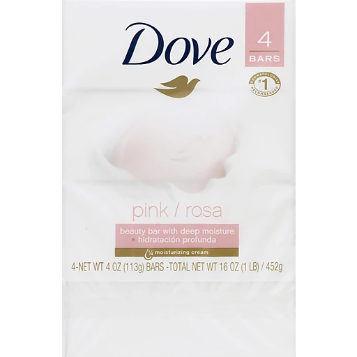 Dove Pink Beauty Bar 4 oz, 4 Bar | Hair & Body Care | Ron's Supermarket