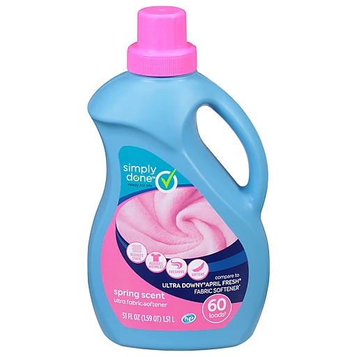 Simply Done Spring Scent Ultra Fabric Softener 51 fl oz | Stain Remover &  Softener | Village Market Waterbury