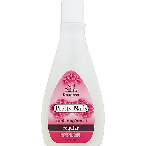 Pretty Nails Nail Polish Remover 6 Oz | Nail Care | Compare Foods NC