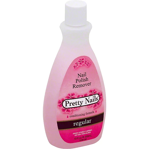 Pretty Nails Nail Polish Remover, Conditioning Formula, Regular | Nail Care  | Compare Foods NC