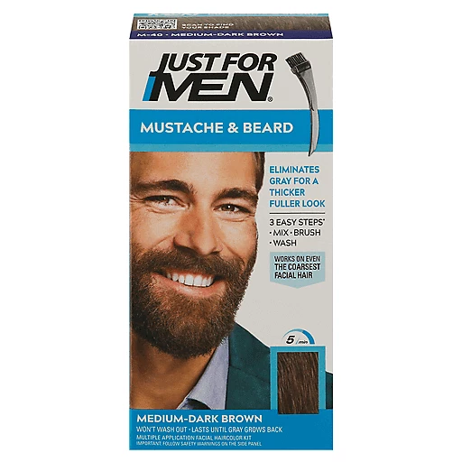 Just For Men Medium-Dark Brown M-40 Mustache & Beard Color 1 kit | Buehler's