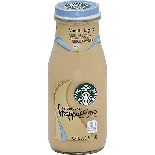 Gevestigde theorie Afrekenen Klimatologische bergen Starbucks Frappucino Vanilla Lite Chilled Coffee Drink 9.5 Fluid Ounce Glass  Bottle | Canned & Bottled Drinks | Valli Produce - International Fresh  Market