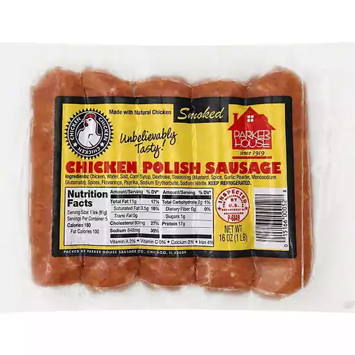 Parker House Chicken Polish Sausage Smoked Polish Superlo Foods,What Is Whey Protein Powder