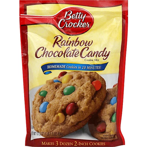 halstørklæde klynke Genoptag Betty Crocker® Cookie Mix Rainbow Chocolate Candy 17.5 oz Pouch | Cookie  Mix | Harter House