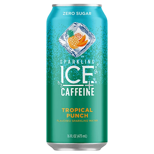 Sparkling Ice Plus Caffeine Tropical Punch | Water | Busch's