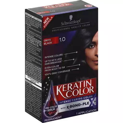 Keratin Color Permanent Hair Color Onyx Black 1 0 Hair Coloring Harding S Friendly Markets