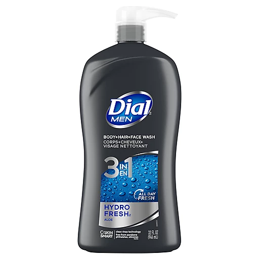 Indføre guld Ambitiøs Dial Body+Hair+Face Wash, 3 In 1, Hydro Fresh 32 Fl Oz | Multi Purpose  Shampoo/Conditioner/Washes | D&W Fresh Market