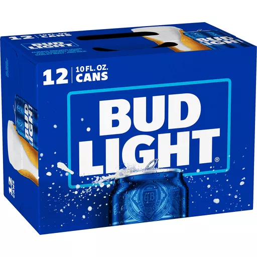 Bud Light Beer 12 Pack 10 Fl Oz Cans 4 2 Abv Lagers Farmer S Market