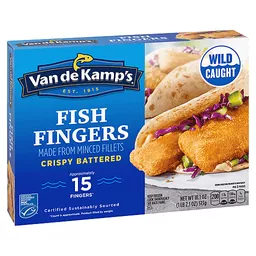 Van de Kamp's Fish Fingers, Crispy Battered 15 ea