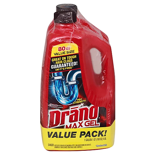 Drano® Pro Strength Max Gel Clog Remover Value Size 2-80 oz. Bottles |  Pantry | Harvest Fare