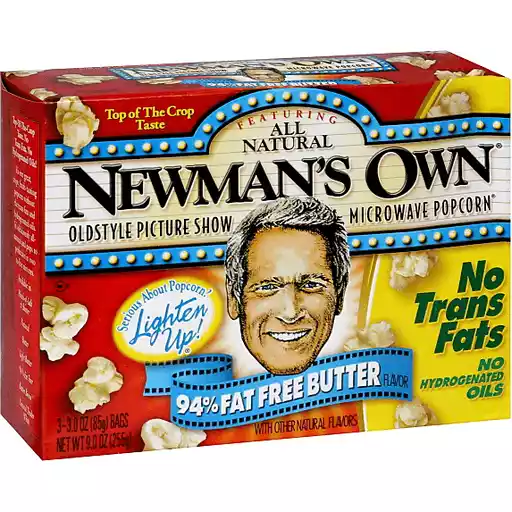 Newman's Own 94% Fat Free Butter Flavor Popcorn | Shop | Goodwin ...