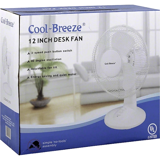 Cool Breeze Desk Fan, 12 Inch | Shop | Edwards Food Giant