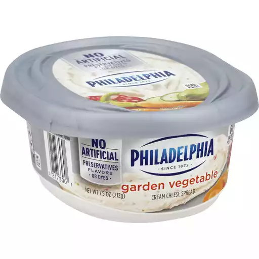 Philadelphia Cream Cheese Spread Garden Vegetable Cream Cheese