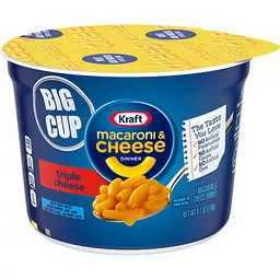 Kraft Easy Mac Triple Cheese Macaroni and Cheese, 4.1 oz Cup Details