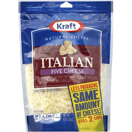 køkken skuffe Ananiver Kraft Shredded Cheese Italian Five Cheese Blend | Blends | Sun Fresh