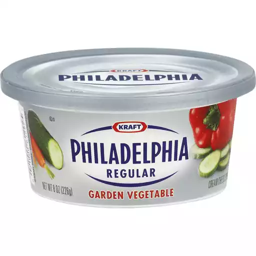 Kraft Philadelphia Regular Garden Vegetable Cream Cheese Cream