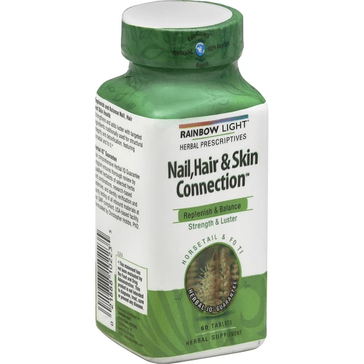 Rainbow Light Nail, Hair & Skin Connection Dietary Supplement Tablets - 60  CT | Vitamins & Supplements | Green Valley Marketplace