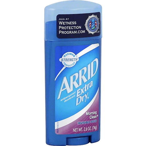 Arrid Dry® Invisible Solid Antiperspirant/Deodorant 2.6 oz. Stick Health & Personal Care | Price Cutter