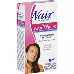 Nair Hair Remover, Face, Wax Strips | Hair & Body Care | Market Basket