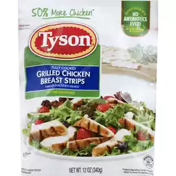 Tyson Grilled Ready Fully Cooked Grilled Chicken Breast Strips 12 Oz Refrigerated Packaged Hot Dogs Sausages Lunch Meat Ron S Supermarket