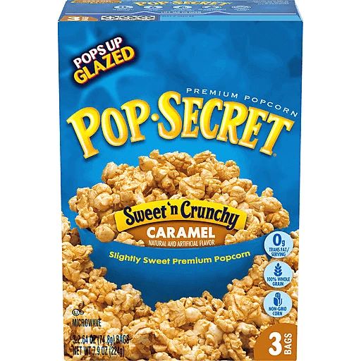 Pop Secret® Sweet 'n Caramel Microwave 7.920 oz | Unpopped | Festival Foods Shopping