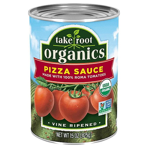Take Root Organics Pizza Sauce, Vine Ripened 15 oz