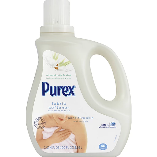 Purex® Classic Sensitive Almond Milk & Aloe Liquid Fabric Softener 100 fl.  oz. Jug | Laundry Detergent | Real Value IGA
