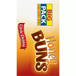 Little Debbie Honey Buns, Big Pack - 9 buns, 21.25 oz
