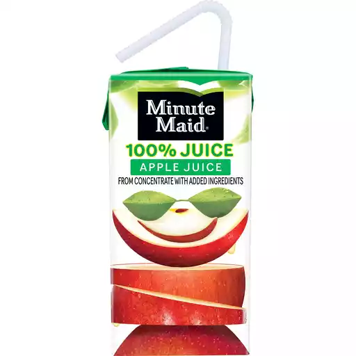 Minute Maid Apple Juice 100 Juice 177ml Aseptic Pack Apple