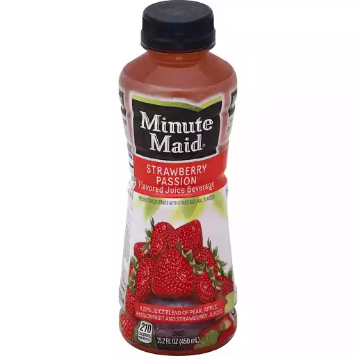 Minute Maid Juice Beverage Strawberry Passion Flavored Juice