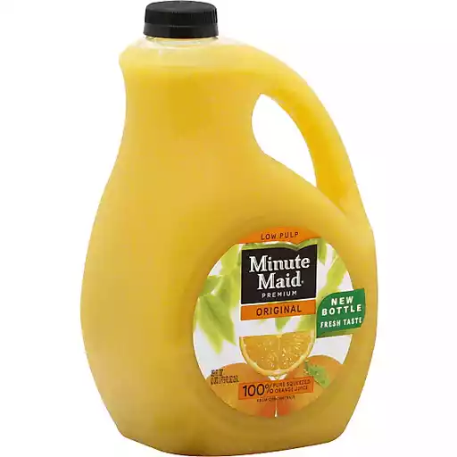 Minute Maid Premium 100 Orange Juice 89 Fl Oz Jug Orange