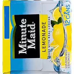 Minute Maid Lemonade Fridge Pack Cans 12 Fl Oz 12 Pack Fruit