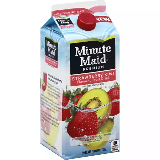 Minute Maid Premium Flavored Drink Strawberry Kiwi Juice And