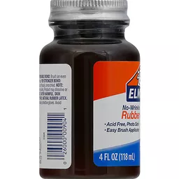 Elmers No Wrinkle Rubber Cement 4 Oz, Adhesives