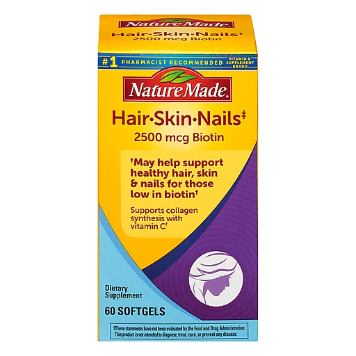 Nature Made Hair, Skin & Nails - 60 CT | Vitamins & Supplements | Festival  Foods Shopping