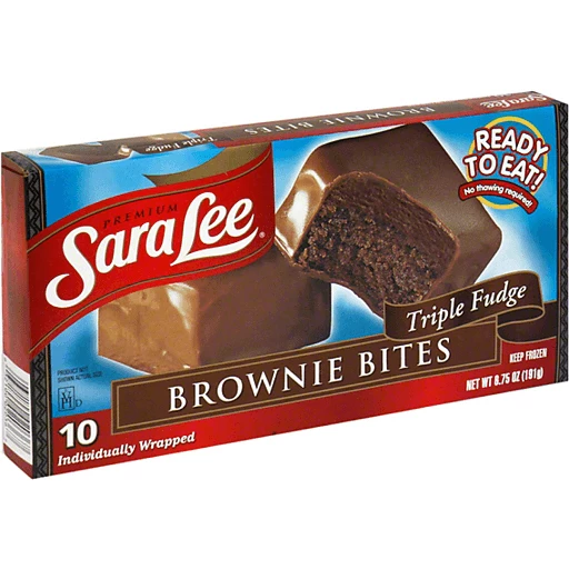 Sara Lee Brownie Bites, Triple Fudge | Frozen Foods | Wade's Piggly Wiggly