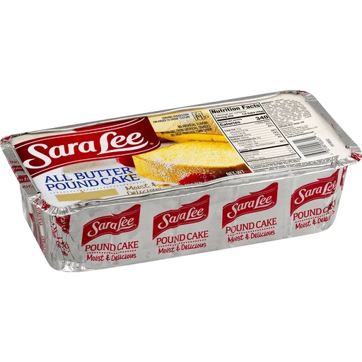 Sara Lee® All Butter Pound Cake,  oz. (Frozen) | Pies & Desserts |  Wade's Piggly Wiggly