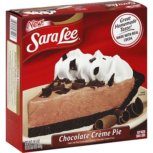 Sara Lee® Chocolate Creme Pie,  oz. (Frozen) | Ice Cream Cakes & Pies |  Needler's Fresh Market