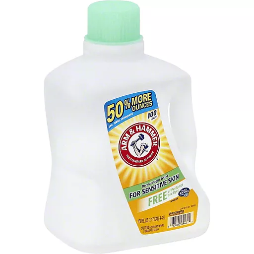 Clear Liquid Laundry Detergent, Arm And Hammer Free And Clear