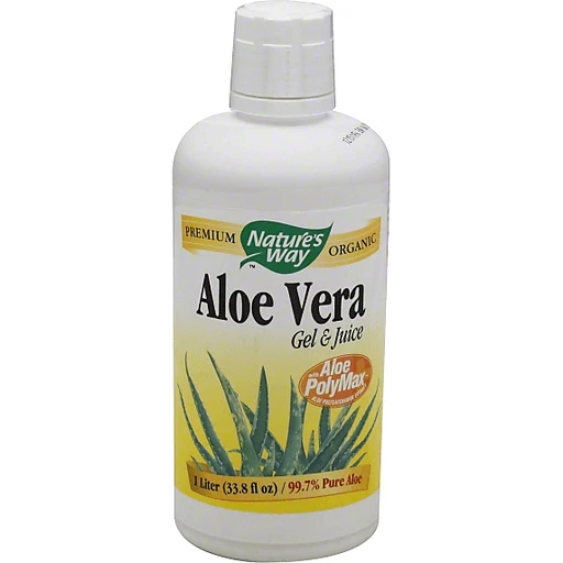 niebla Incomodidad Separar Nature's Way Aloe Vera Inner Leaf Gel and Juice, 1 Liter (Packaging May  Vary) | Shop | Foodtown