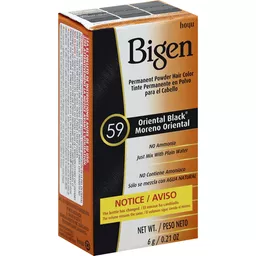 Bigen Permanent Powder Hair Color 59 Oriental Black | Pantry | ValuMarket
