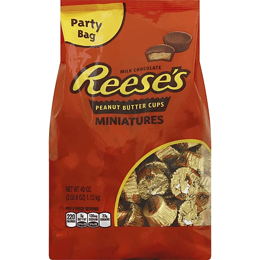 neck lotus replace Reese's Peanut Butter Cups Miniatures Candy 40 oz. Bag | Chocolate | Robert  Fresh Shopping