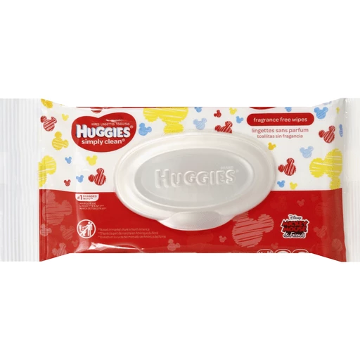 mere og mere med hensyn til Logisk Huggies Wipes, Fragrance Free, Simply Clean, Mickey Mouse | Wipes, Refills  & Accessories | Wade's Piggly Wiggly