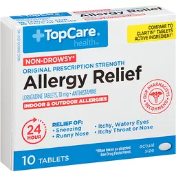 top care brand allergy tablets