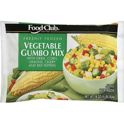 Food Club Vegetable Gumbo Mix 16 Oz Bag | Frozen Foods | Nunu's Market