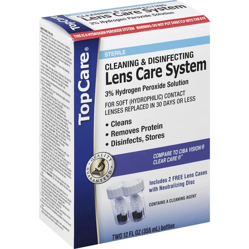 winkelwagen Snooze Samenpersen TopCare Lens Care System, Cleaning & Disinfecting | Buehler's