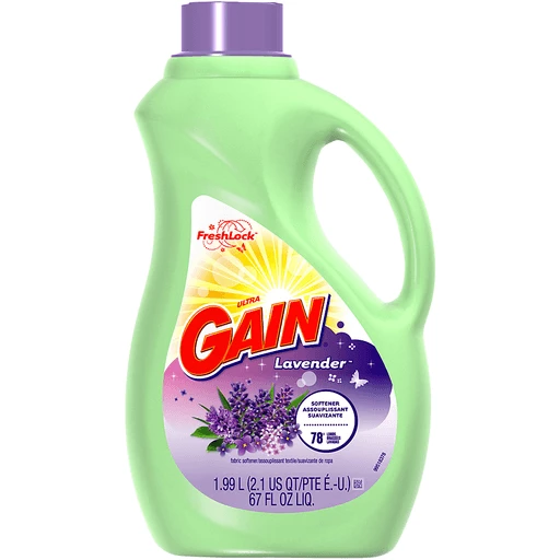 Gain® Ultra Lavender™ Scent Liquid Fabric Softener 78 Load 67 fl. oz.  Bottle | Stain Remover & Softener | Cannata's