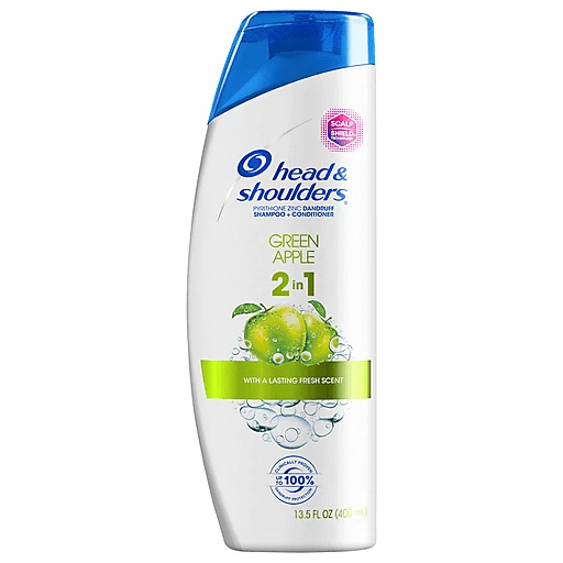 plus mode navn Head & Shoulders Shampoo + Conditioner, Green Apple, 2 in 1 13.5 oz |  Shampoo | Lake Mills Market