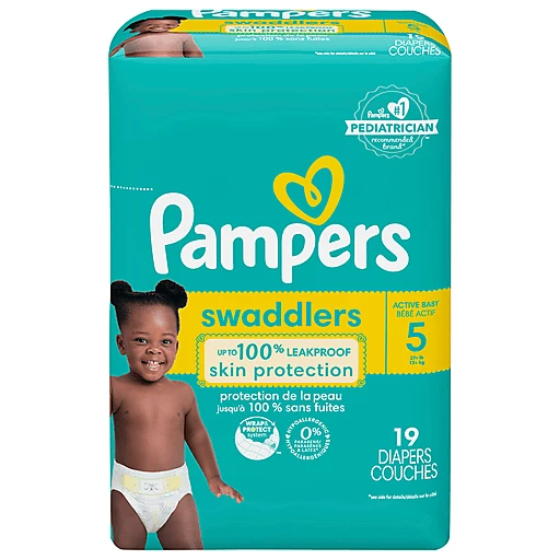 eetpatroon Vervallen tand Pampers Diapers, Size 5 (27+ lb), Jumbo Pack 19 ea | Diapers & Training  Pants | Festival Foods Shopping